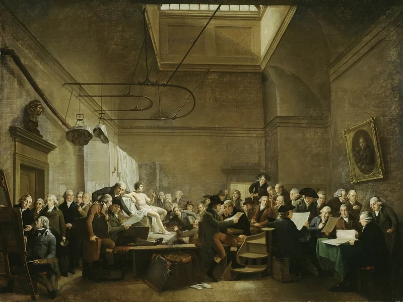 1759-Jan Ekels the Younger - Il salotto della societa - Rijksmuseum, Amsterdam